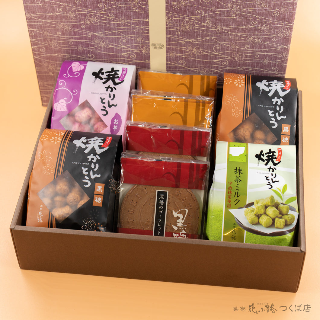 【菖蒲】焼かりんとう4袋+ゴーフレット4袋